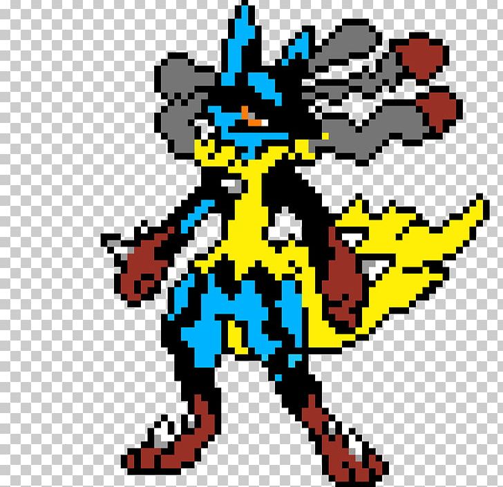 Lucario Pixel Art Png Clipart Area Art Arts Artwork