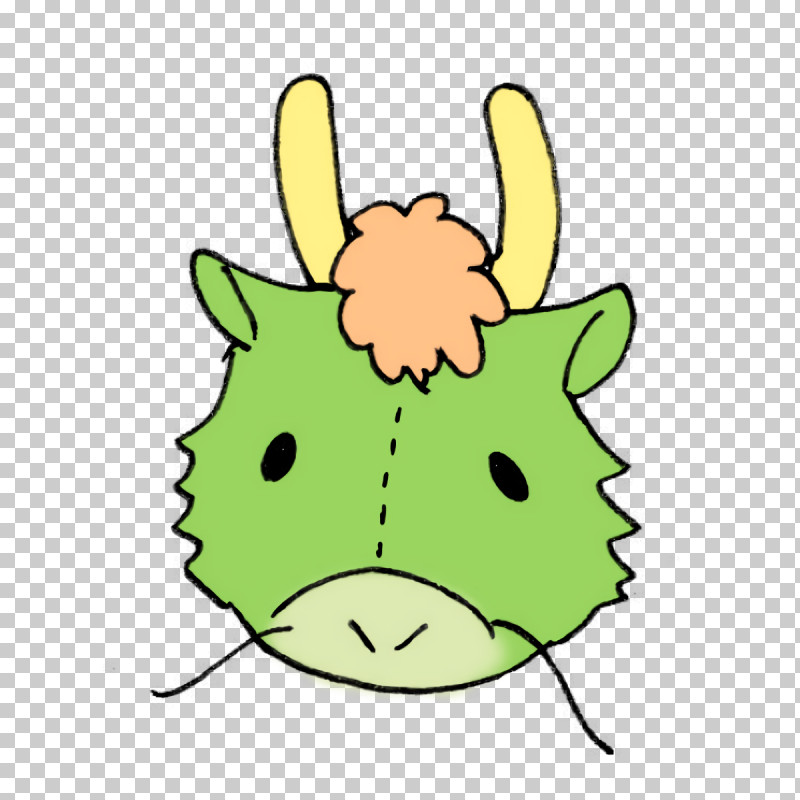 Snout Cartoon Character Leaf Green PNG, Clipart, Biology, Cartoon, Character, Character Created By, Cute Dragon Free PNG Download
