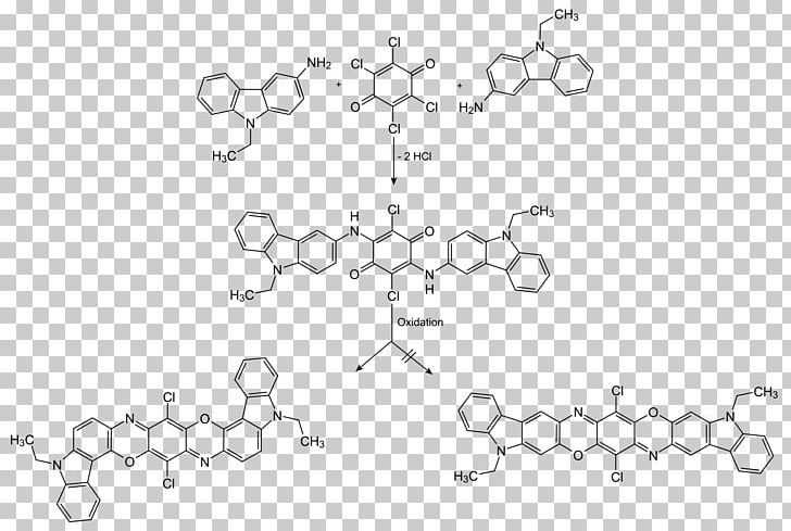 Dioxazinfarbmittel Pigment Violet 23 Chemical Synthesis Structural Formula PNG, Clipart, Angle, Area, Auto Part, Black, Black And White Free PNG Download