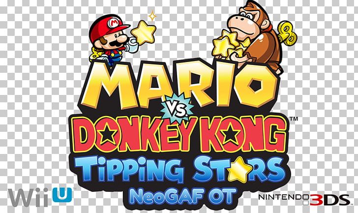 Mario Vs. Donkey Kong: Tipping Stars Mario Vs. Donkey Kong 2: March Of The Minis Wii U Video Game PNG, Clipart, Brand, Cartoon, Donkey Kong, Games, Logo Free PNG Download