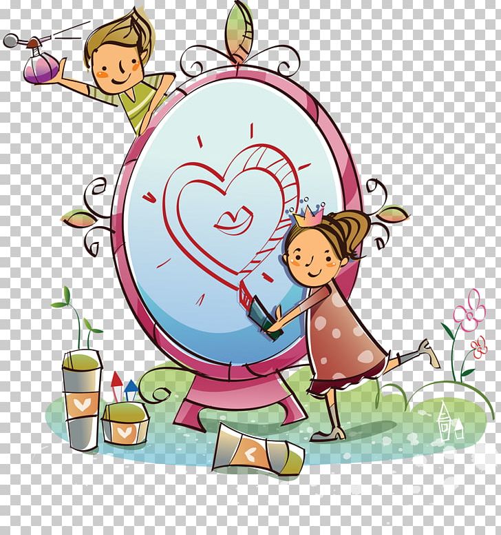 Mirror PNG, Clipart, Area, Art, Boy, Cartoon, Drawing Free PNG Download