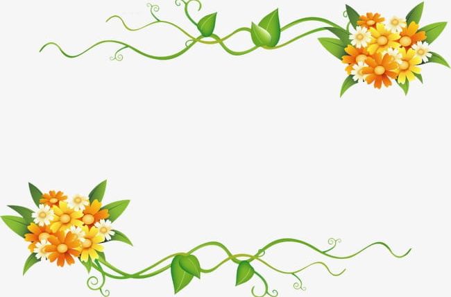 All Kinds Of Beautiful Flower Border Png, Clipart, All Kinds Of 