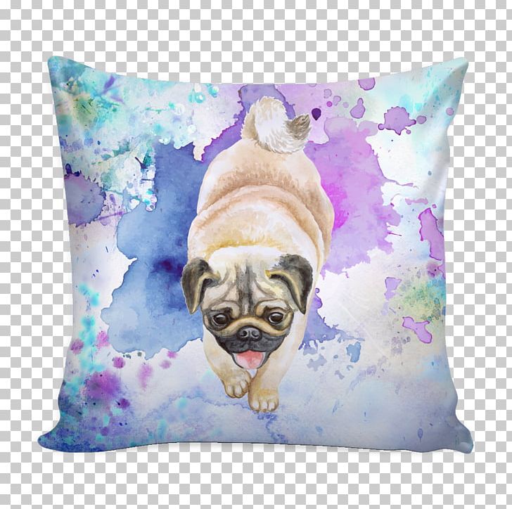 Pug Puppy Dog Breed Throw Pillows PNG, Clipart, Animals, Breed, Carnivoran, Cushion, Dog Free PNG Download