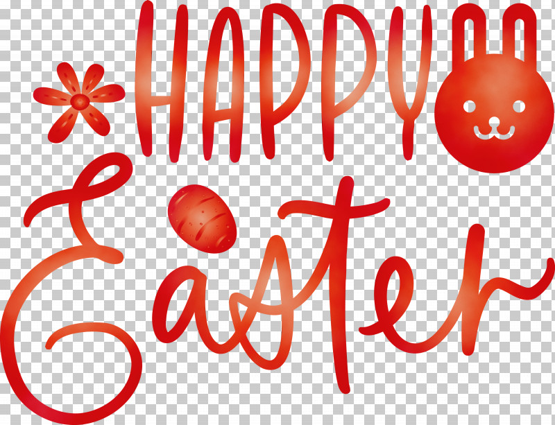 Text Red Font PNG, Clipart, Easter Day, Easter Sunday, Happy Easter, Paint, Red Free PNG Download