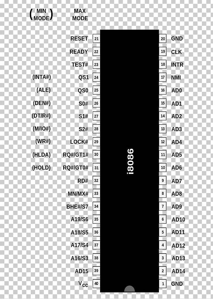 Intel 8086 Intel 8088 Intel 8008 Intel 80286 PNG, Clipart, Angle, Area, Assembly Language, Black, Black And White Free PNG Download
