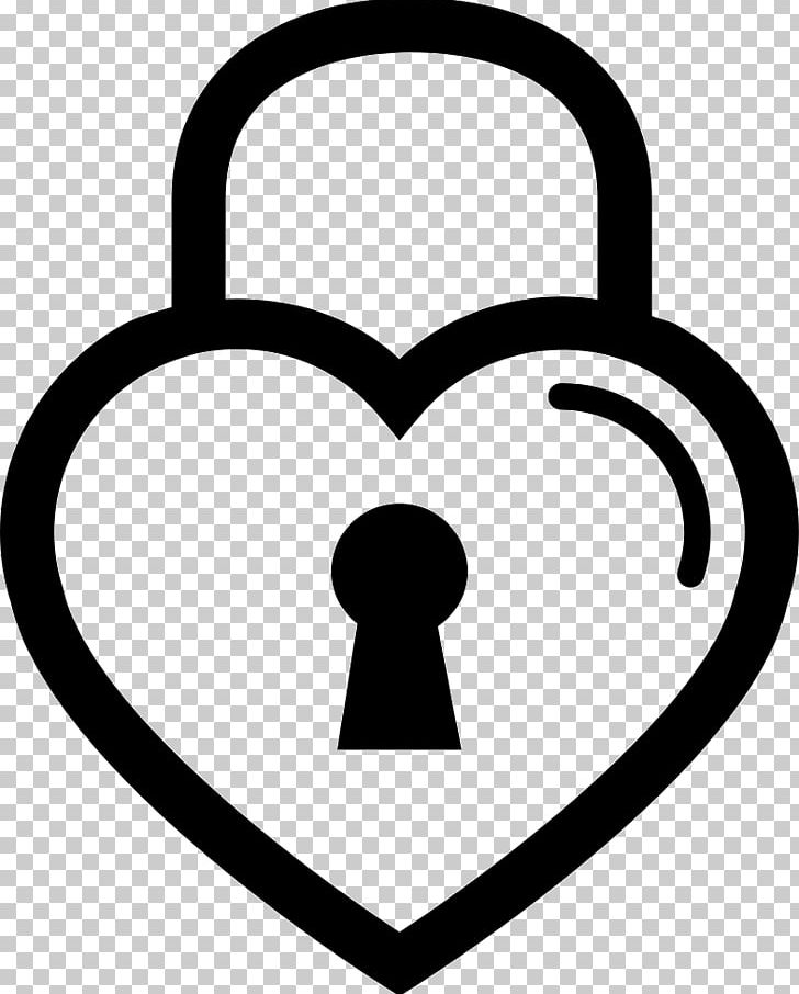 Lock Heart Key Drawing PNG, Clipart, Area, Black And White, Circle, Computer Icons, Drawing Free PNG Download