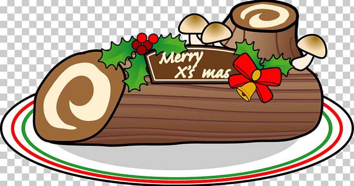 Yule Log Christmas Cake クリスマスプレゼント PNG, Clipart, Artwork, Birthday, Cake, Chocolate, Christmas Free PNG Download