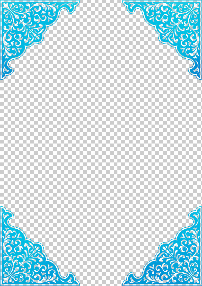 Aqua Turquoise Teal Pattern PNG, Clipart, Aqua, Corner Frame, Paint, Teal, Turquoise Free PNG Download