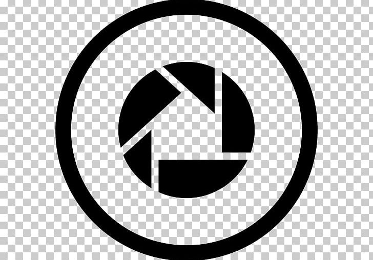 Picasa Logo Computer Icons PNG, Clipart, Area, Black, Black And White, Brand, Circle Free PNG Download