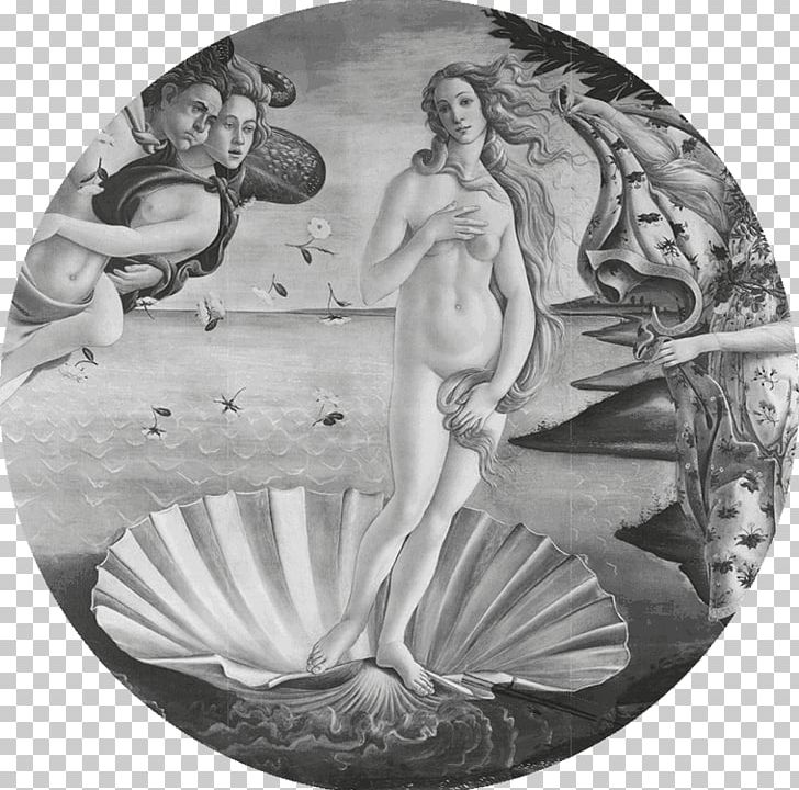 Renaissance The Birth Of Venus Uffizi Gallery Painter Painting PNG, Clipart, Art, Artist, Birth Of Venus, Black And White, Botticelli Free PNG Download