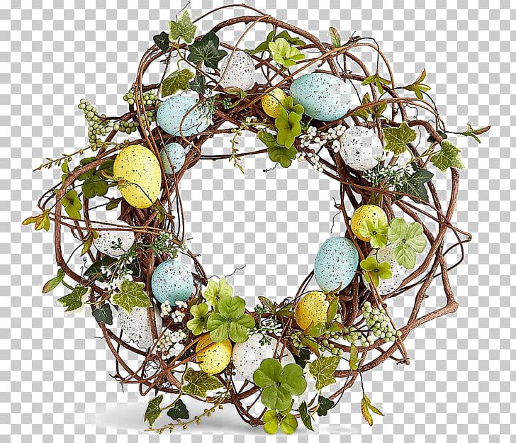Wreath Portable Network Graphics Easter Floral Design PNG, Clipart, Bird Nest, Branch, Cap, Christmas Day, Craft Free PNG Download