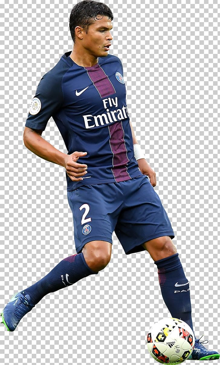Thiago Silva Paris Saint-Germain F.C. Soccer Player Team Sport PNG, Clipart, Ball, Blaise Matuidi, Blue, Clothing, Football Player Free PNG Download