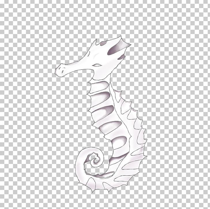 Seahorse White Pipefishes And Allies Line Art H&M PNG, Clipart, Arm, Black And White, Drawing, Fish, Hand Free PNG Download