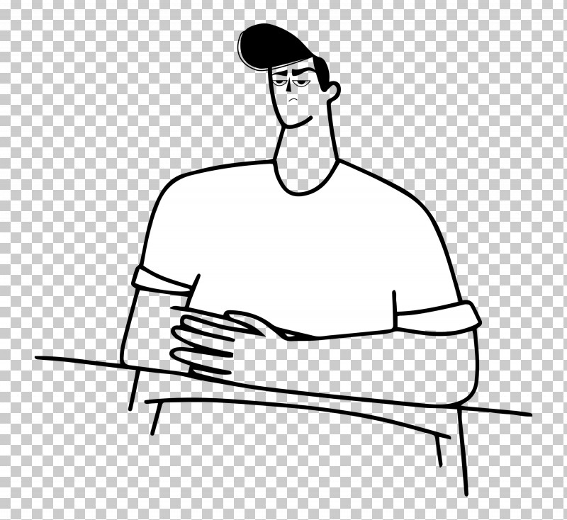 Crossed Arms PNG, Clipart, Black And White, Clothing, Crossed Arms, Face, Facial Expression Free PNG Download