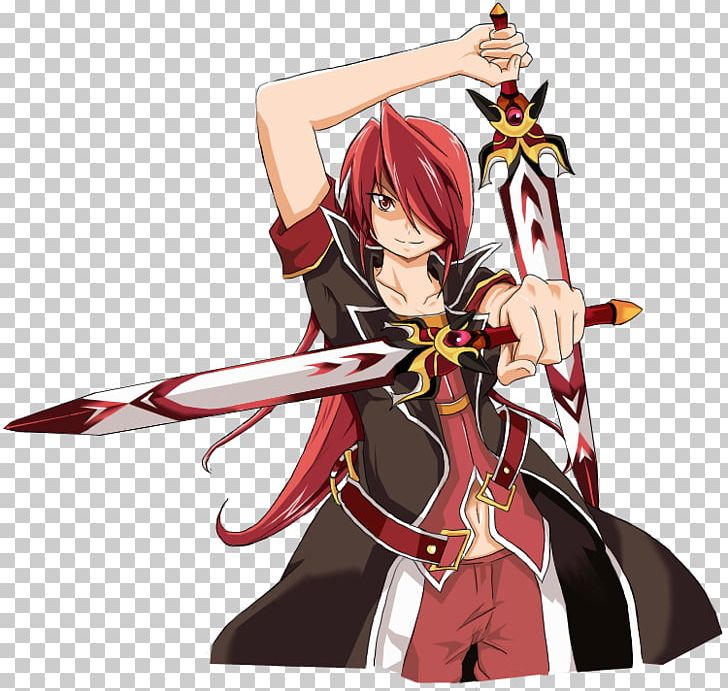 Grand Chase Elesis Elsword Character Lire PNG, Clipart, Action Figure, Anime, Art, Character, Cold Weapon Free PNG Download