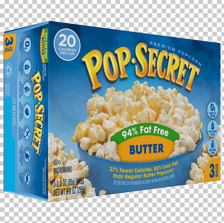 Popcorn Kettle Corn Caramel Corn Pop Secret Butter PNG, Clipart, Artificial Butter Flavoring, Brand, Butter, Calorie, Caramel Corn Free PNG Download