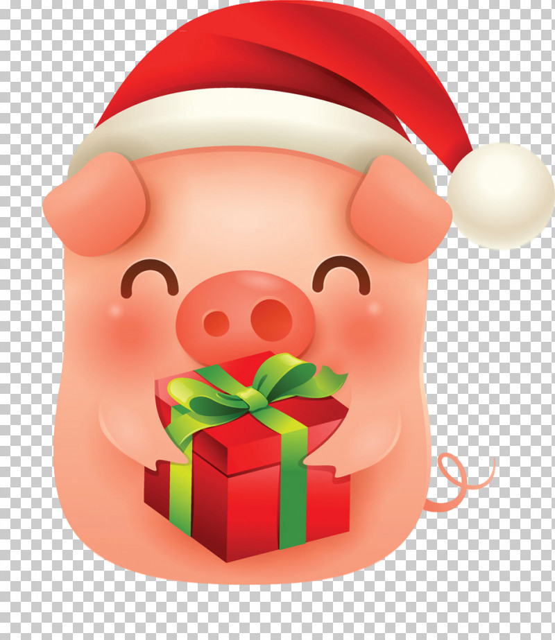 Merry Christmas Pig Cute Pig PNG, Clipart, Cartoon, Christmas, Cute Pig, Merry Christmas Pig, Santa Claus Free PNG Download