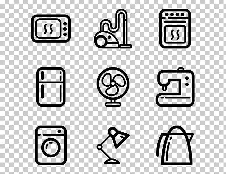 Computer Icons Home Appliance PNG, Clipart, Angle, Area, Black, Black And White, Brand Free PNG Download