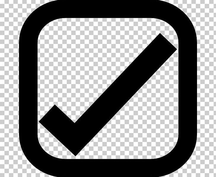 Checkbox Check Mark PNG, Clipart, Angle, Area, Black, Black And White, Brand Free PNG Download