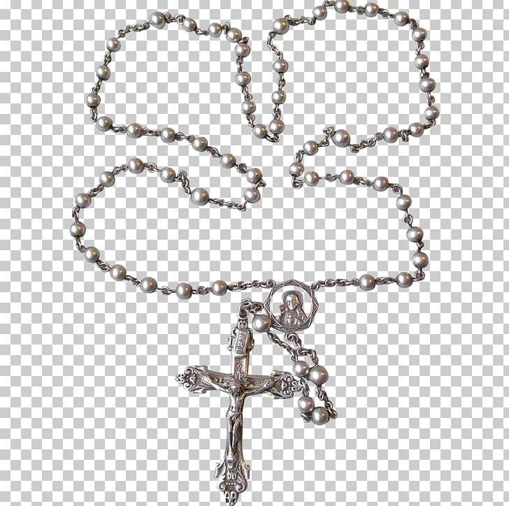 Silver Bracelet Necklace Body Jewellery Rosary PNG, Clipart, Body, Body Jewellery, Body Jewelry, Bracelet, Chain Free PNG Download