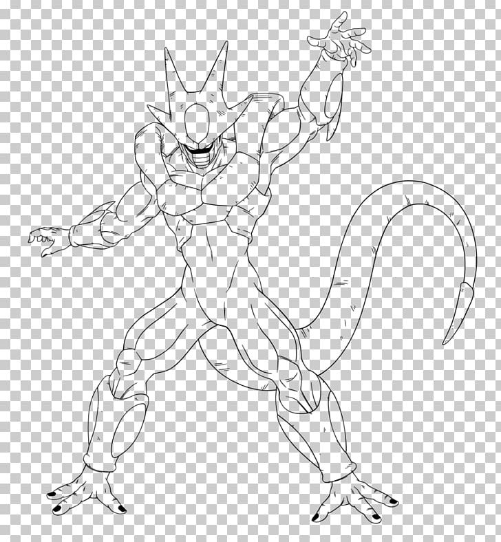 Goku Cooler Line Art Drawing YouTube PNG, Clipart,  Free PNG Download