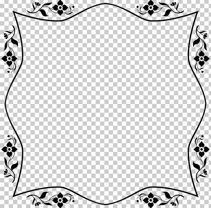 Decorative Borders Floral Borders Calligraphic Frames And Borders PNG, Clipart, Art, Black, Black And White, Branch, Calligraphic Frames And Borders Free PNG Download