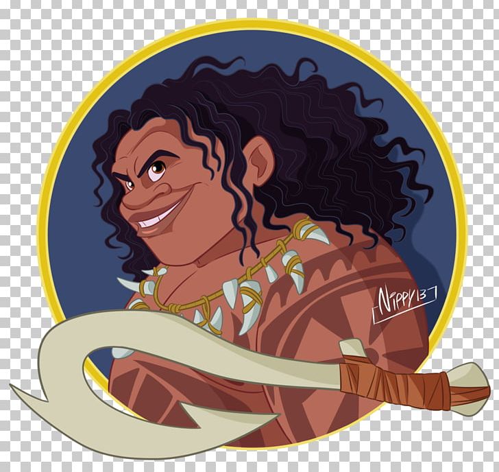 Moana Art Maui Maui Png Clipart Art Artist Behavior Cartoon Character Free Png Download