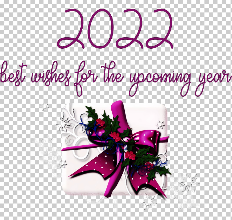 2022 Happy New Year PNG, Clipart, Biology, Cut Flowers, Floral Design, Flower, Greeting Free PNG Download