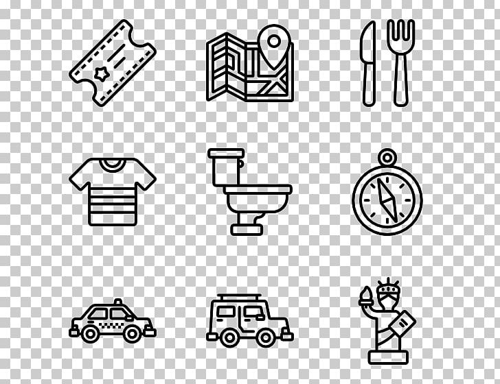 Travel Tourism Computer Icons PNG, Clipart, Angle, Area, Black, Black And White, Brand Free PNG Download