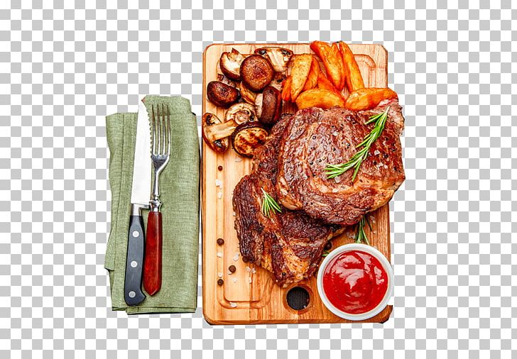 Beefsteak Roast Beef Rib Eye Steak Roasting PNG, Clipart, Animal Source Foods, Beef, Beef Tenderloin, Buckle, Cutlery Free PNG Download