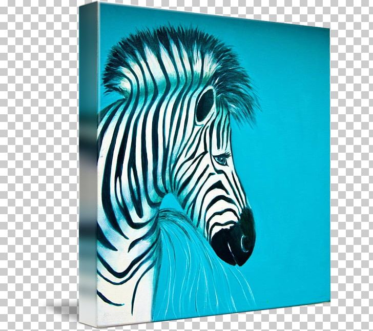 Quagga Gallery Wrap Zebra Canvas Art PNG, Clipart, Animals, Aqua, Art, Canvas, Electric Blue Free PNG Download