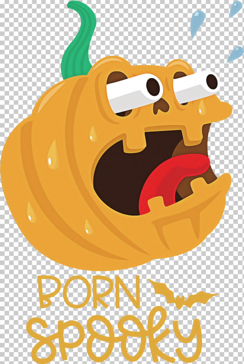 Spooky Pumpkin Halloween PNG, Clipart, Biology, Cartoon, Fruit, Halloween, Meter Free PNG Download