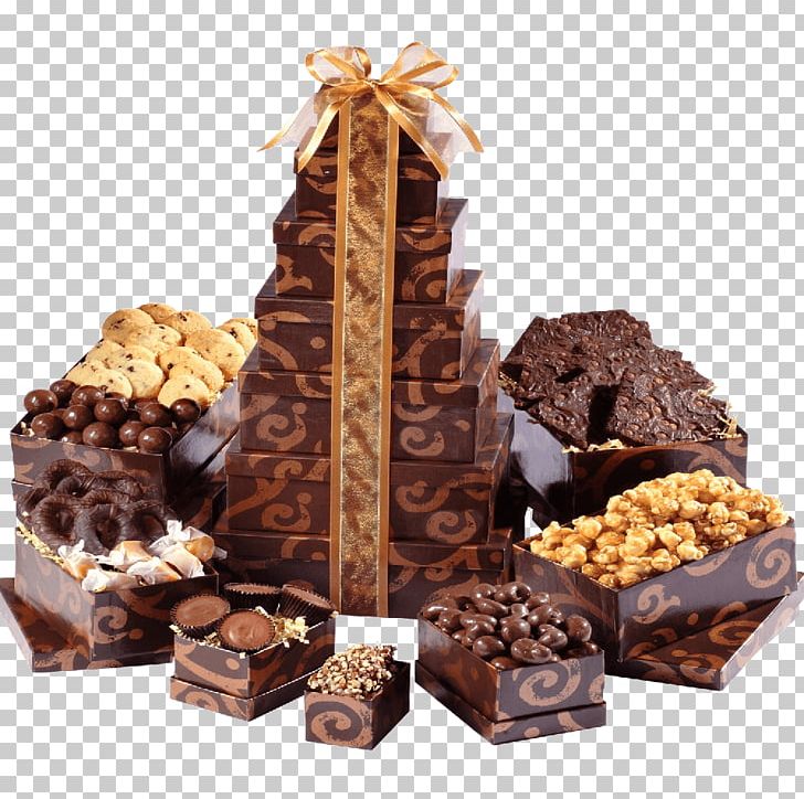Chocolate Brownie Food Gift Baskets Christmas PNG, Clipart, Basket, Birthday, Bonbon, Candy, Chocolate Free PNG Download