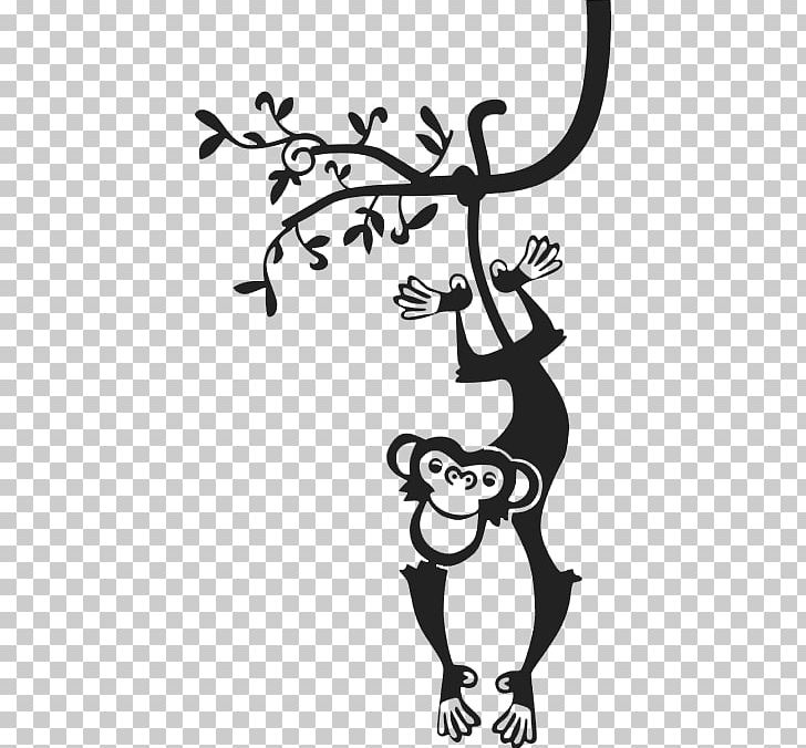 Paper Wall Child Sticker Nursery PNG, Clipart, Animals, Bedroom, Black, Branch, Cartoon Free PNG Download