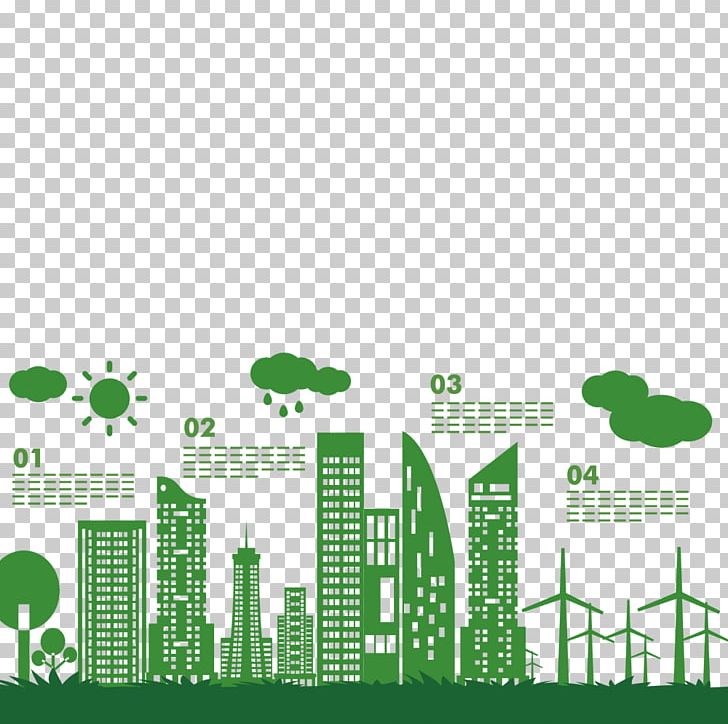 Banner Infographic Illustration PNG, Clipart, Background Green, Brand, Building, Buildings, City Free PNG Download