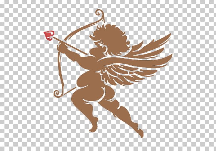 Silhouette Cupid PNG, Clipart, Animals, Art, Cupid, Drawing, Fictional Character Free PNG Download