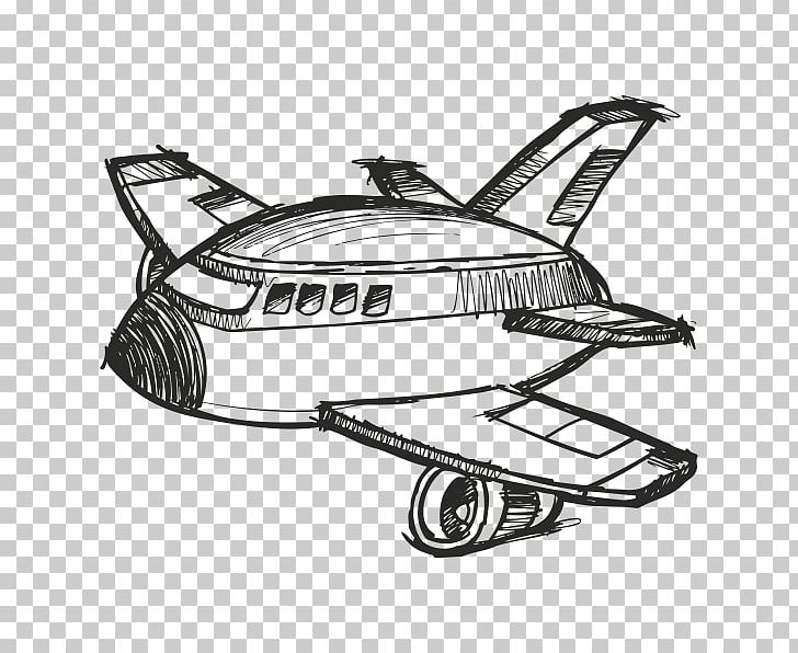 Airplane Drawing PNG, Clipart, Aircraft, Airplane, Angle, Automotive Design, Black And White Free PNG Download