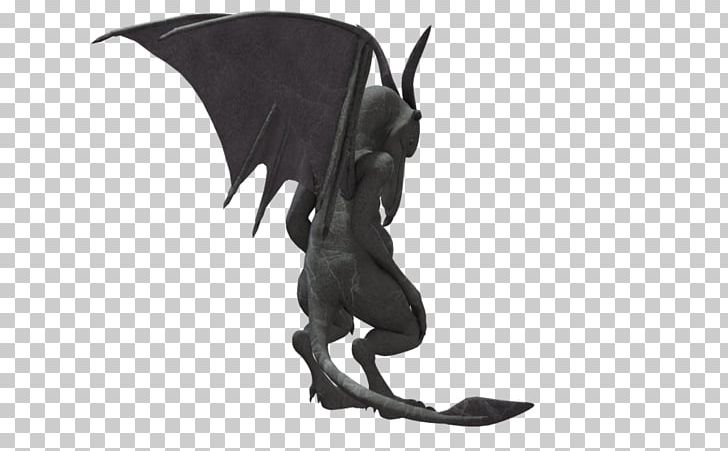 Dragon Figurine White PNG, Clipart, Black And White, Dragon, Fantasy, Fictional Character, Figurine Free PNG Download