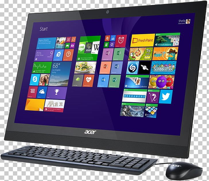 Intel Dell Lenovo All-in-One Desktop Computers PNG, Clipart, Acer Aspire, Allinone, Aspire, Computer, Computer Hardware Free PNG Download