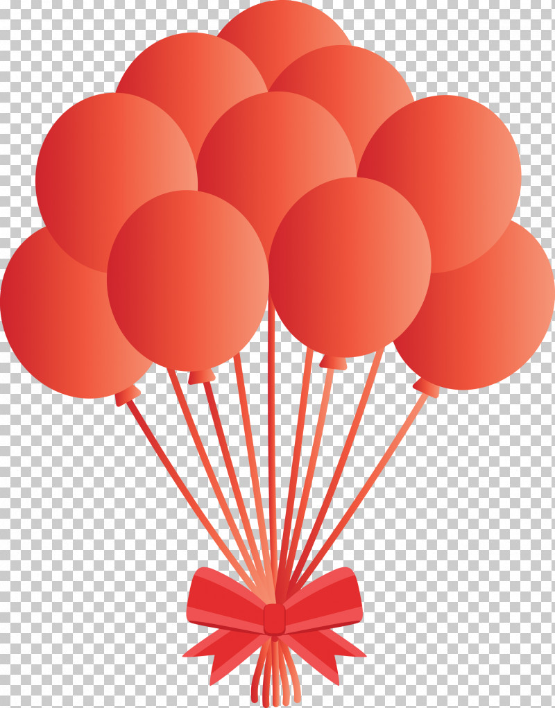 Balloon PNG, Clipart, Balloon, Heart, Hot Air Ballooning, Orange, Red Free PNG Download
