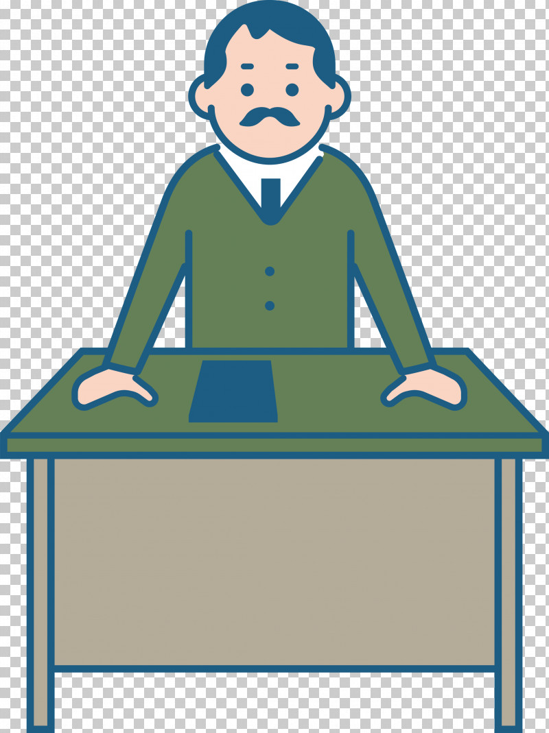 Teacher Desk Male PNG, Clipart, Behavior, Desk, Education, Furniture, Geometry Free PNG Download