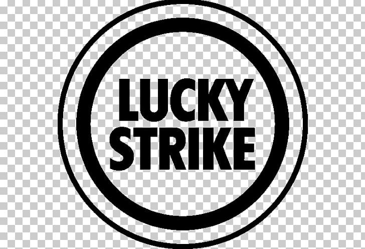 Lucky Strike Logo Brand PNG, Clipart, Advertising, Area, Art, Black And White, Brand Free PNG Download