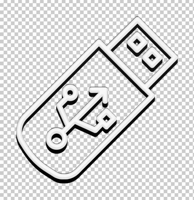 Usb Icon Office Icon PNG, Clipart, Black, Geometry, Line, Line Art, Logo Free PNG Download