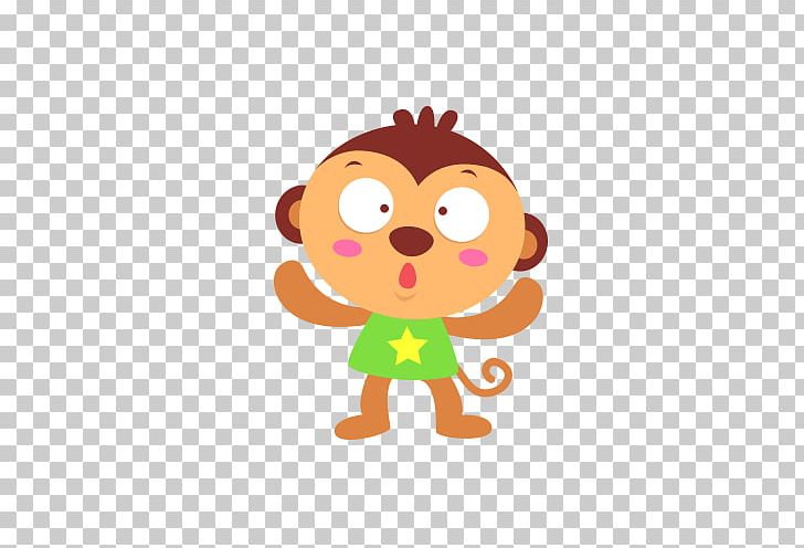 Cartoon Monkey Illustration PNG, Clipart, Adobe Illustrator, Animal, Animals, Animation, Art Free PNG Download