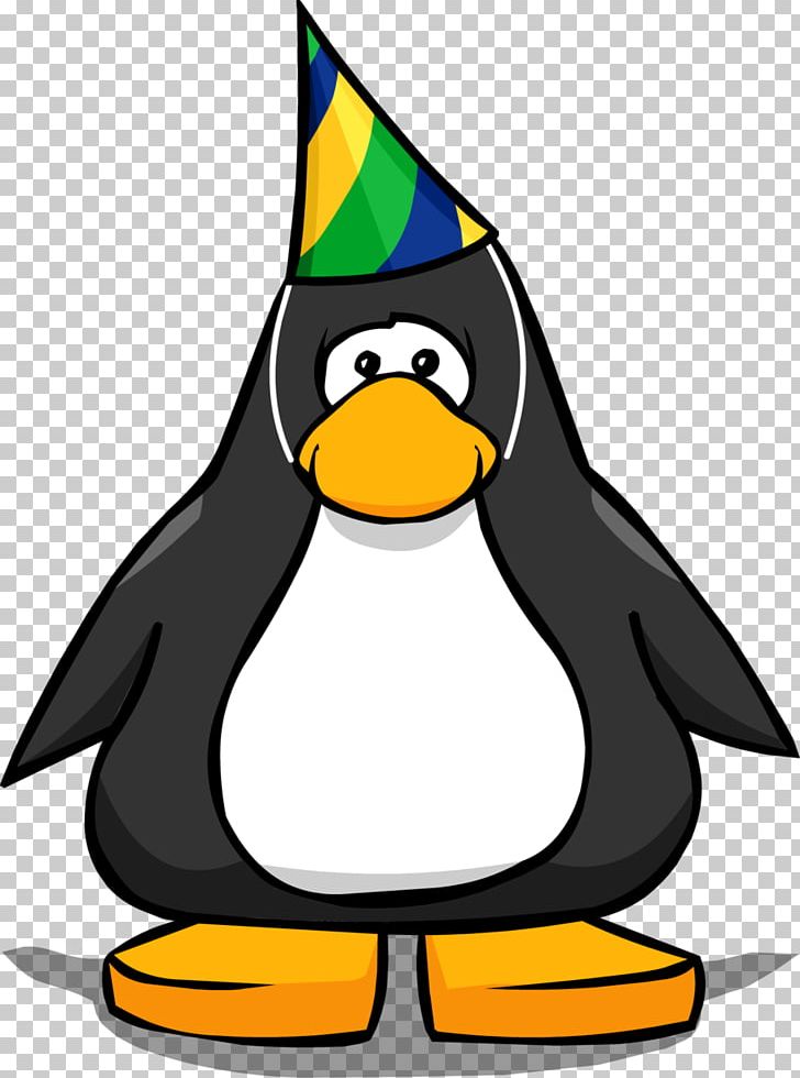 Club Penguin Party Hat PNG, Clipart, Animals, Artwork, Beak, Bird, Club Penguin Free PNG Download
