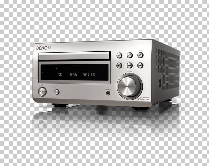 Denon D-M41DAB Hi-Fi System High Fidelity AV Receiver FM Broadcasting PNG, Clipart, Amplifier, Audio Power Amplifier, Audio Receiver, Av Receiver, Dab Free PNG Download