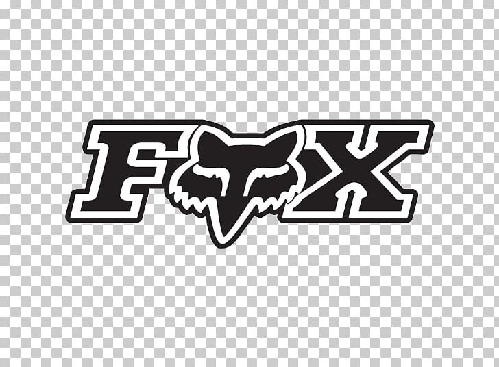 Fox Racing Decal Sticker Clothing PNG, Clipart, Angle, Area, Black, Black And White, Brand Free PNG Download