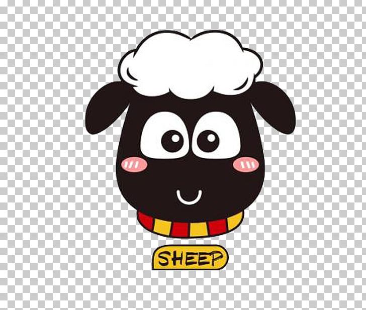 Goat Cartoon Icon PNG, Clipart, Animals, Background Black, Black, Black Background, Black Board Free PNG Download