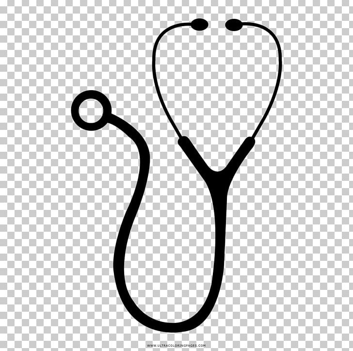 Stethoscope Drawing Coloring Book Medicine PNG, Clipart, Age Of Enlightenment, Area, Ausmalbild, Black And White, Circle Free PNG Download