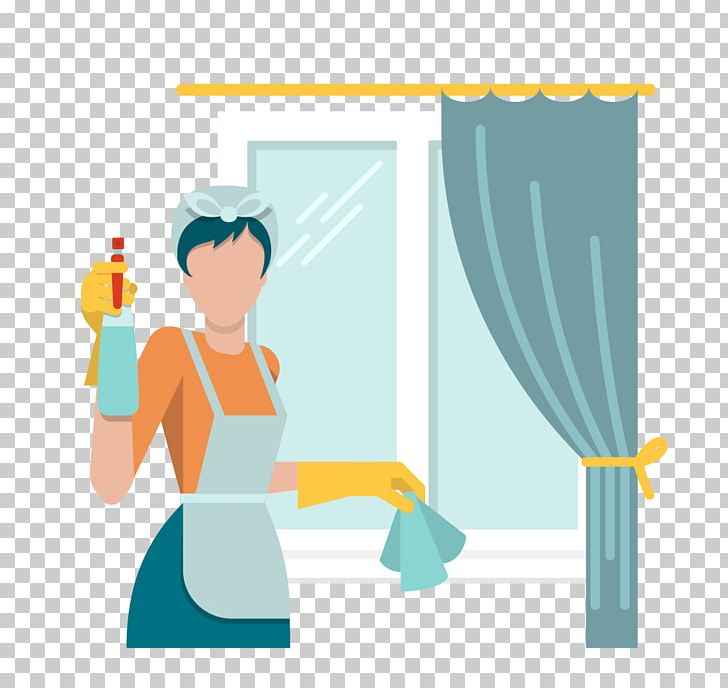 Woman At Home PNG, Clipart, Business Woman, Cleaning, Communication, Computer Icons, Curtain Free PNG Download